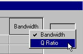 Screen - Tabular | Bandwidth | Q
